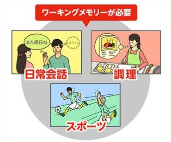 ワーキングメモリーが必要